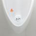 Flames Toilet Target Stickers 5cm